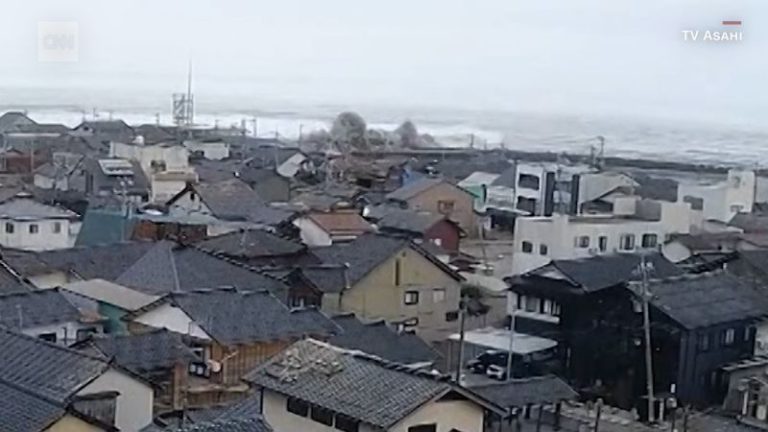 Massive earthquake hits Japan, triggering tsunami warnings