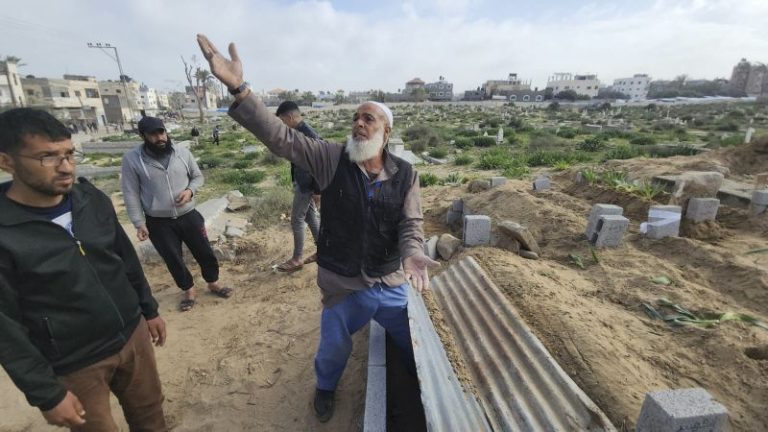No space left for bodies, says gravedigger who’s overseen half of Gaza’s burials