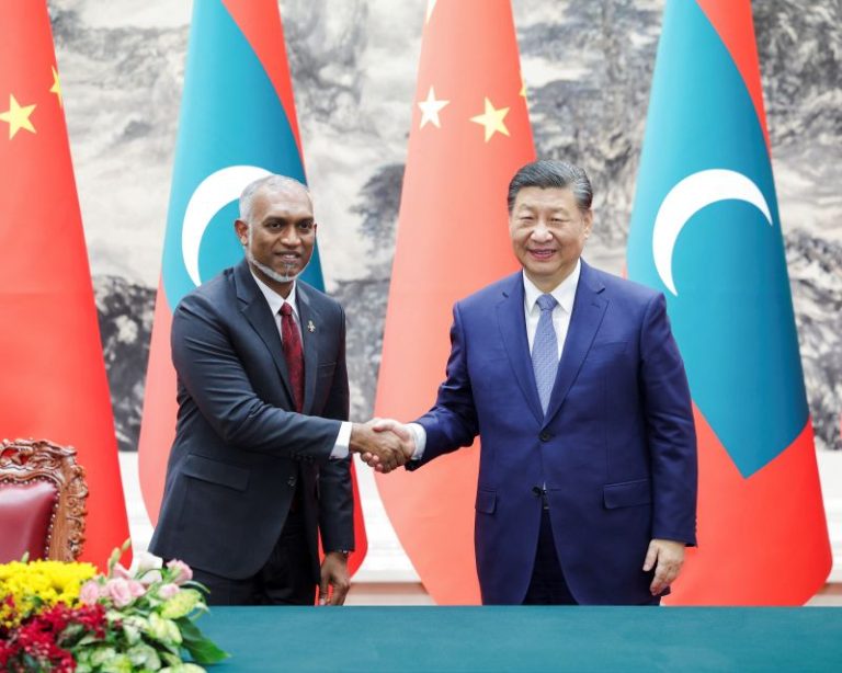 Maldives signs China military pact in further shift away from India