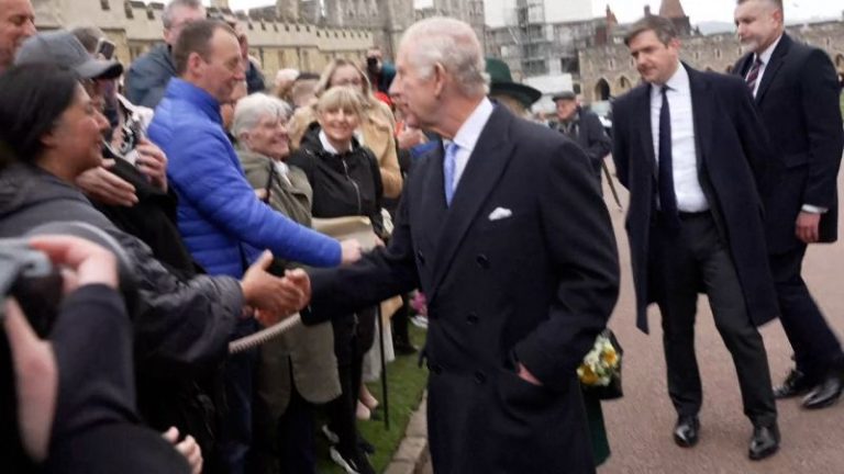 King Charles attends Easter church service in most significant public appearance since cancer diagnosis