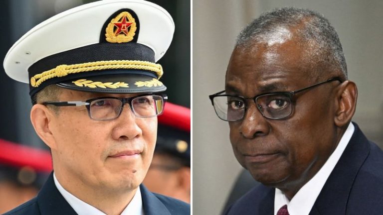 US and Chinese defense chiefs hold first in-person talks since 2022