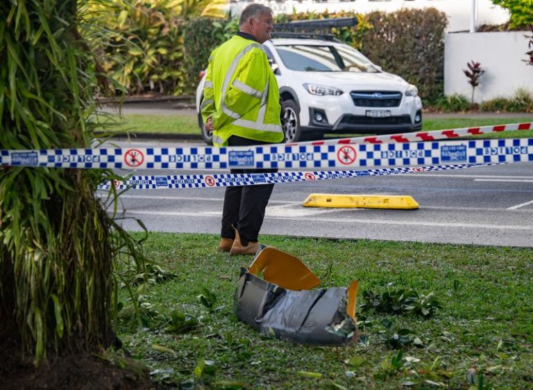 Helicopter crashes onto roof of Australian hotel, killing pilot