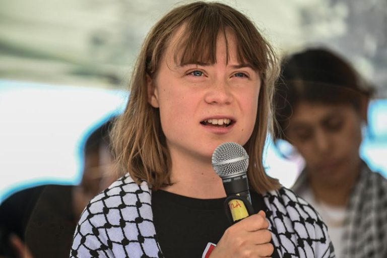 Greta Thunberg departs Israel on flight to Paris after detention aboard aid ship